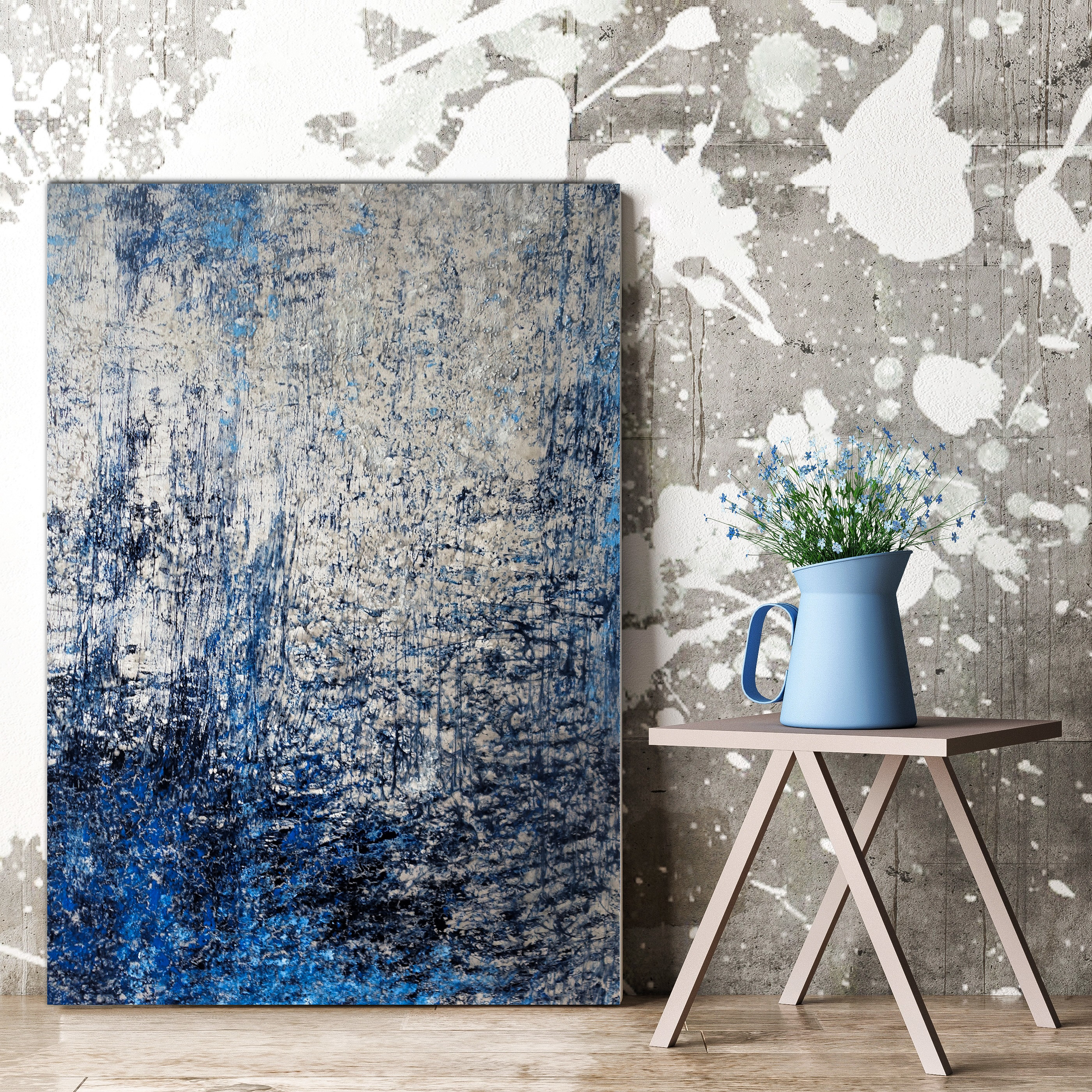 Zamarznięty Wodospad · ART IS HARD Gallery by Anna Wójcik