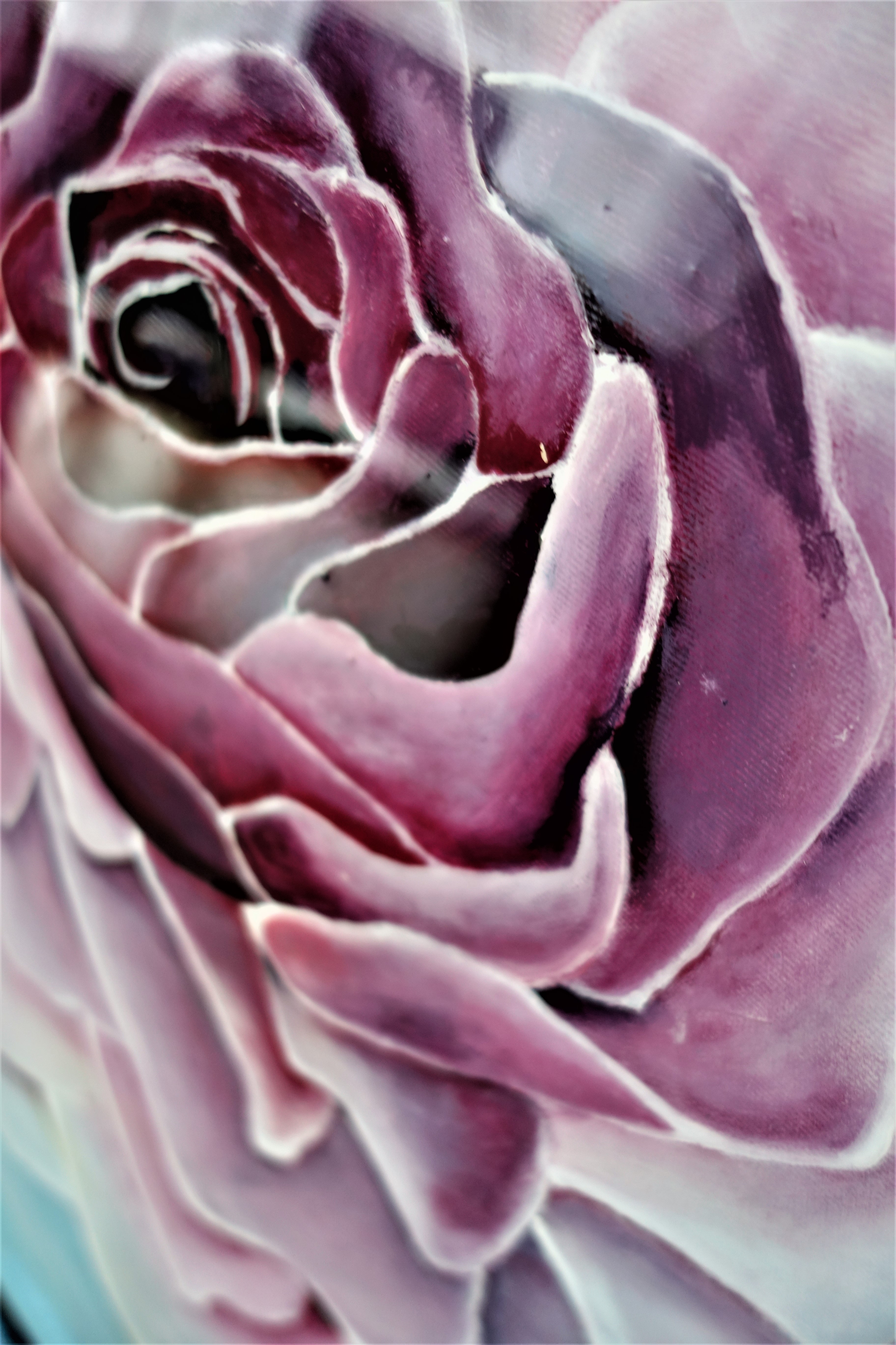 Róża w błękitach