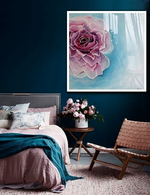 Róża w błękitach