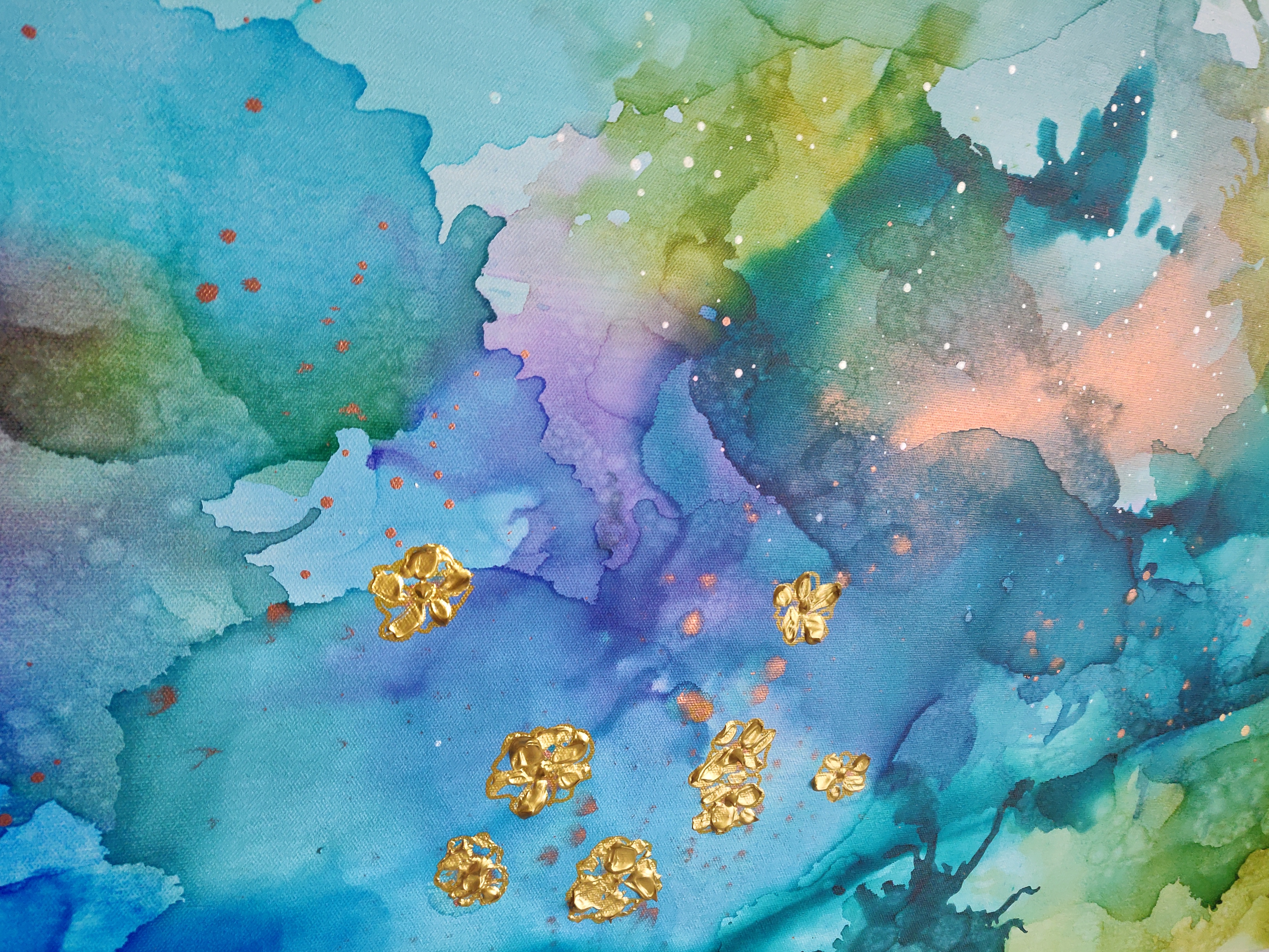 Koliber w tęczowej mgle III