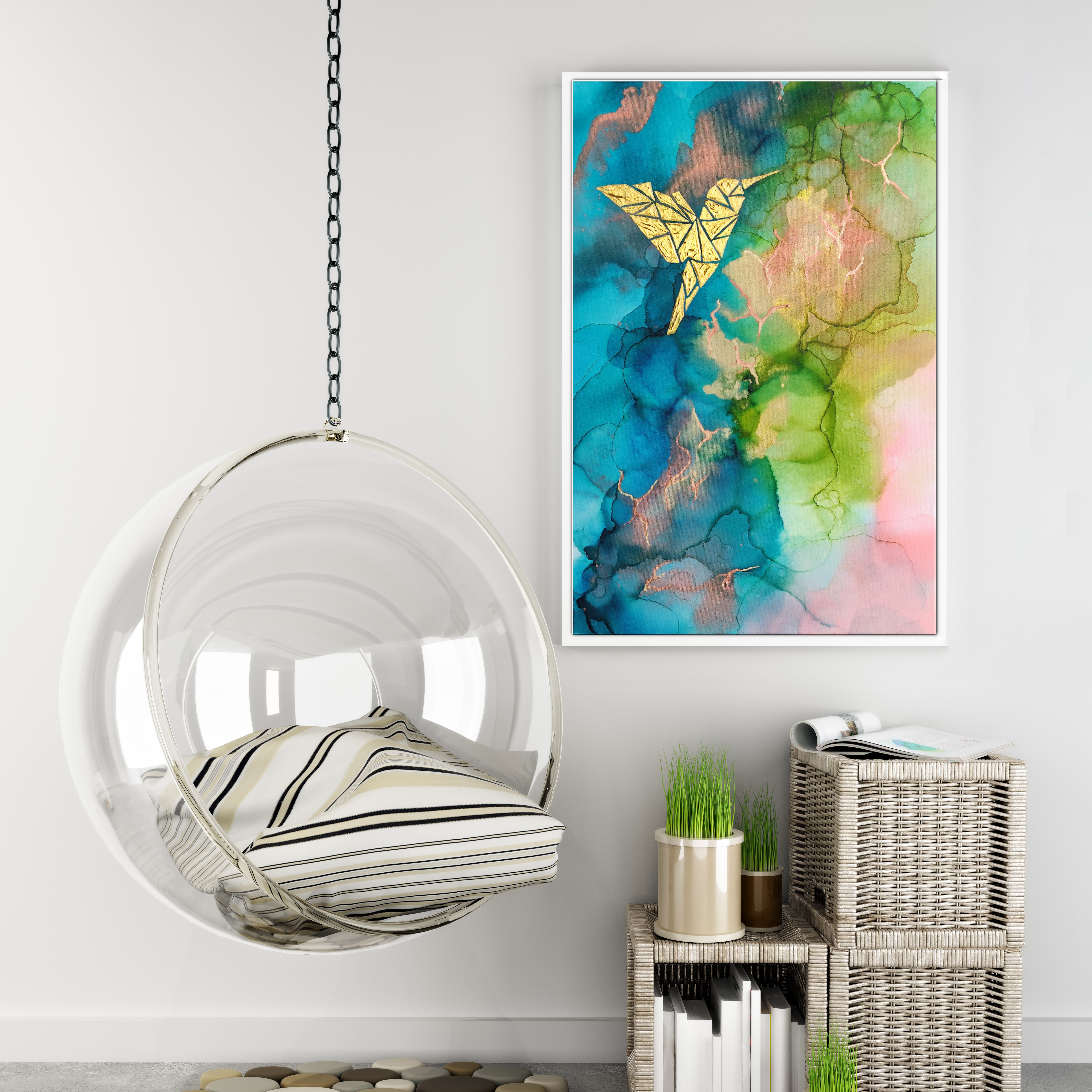 Koliber w turkusowej mgle XS