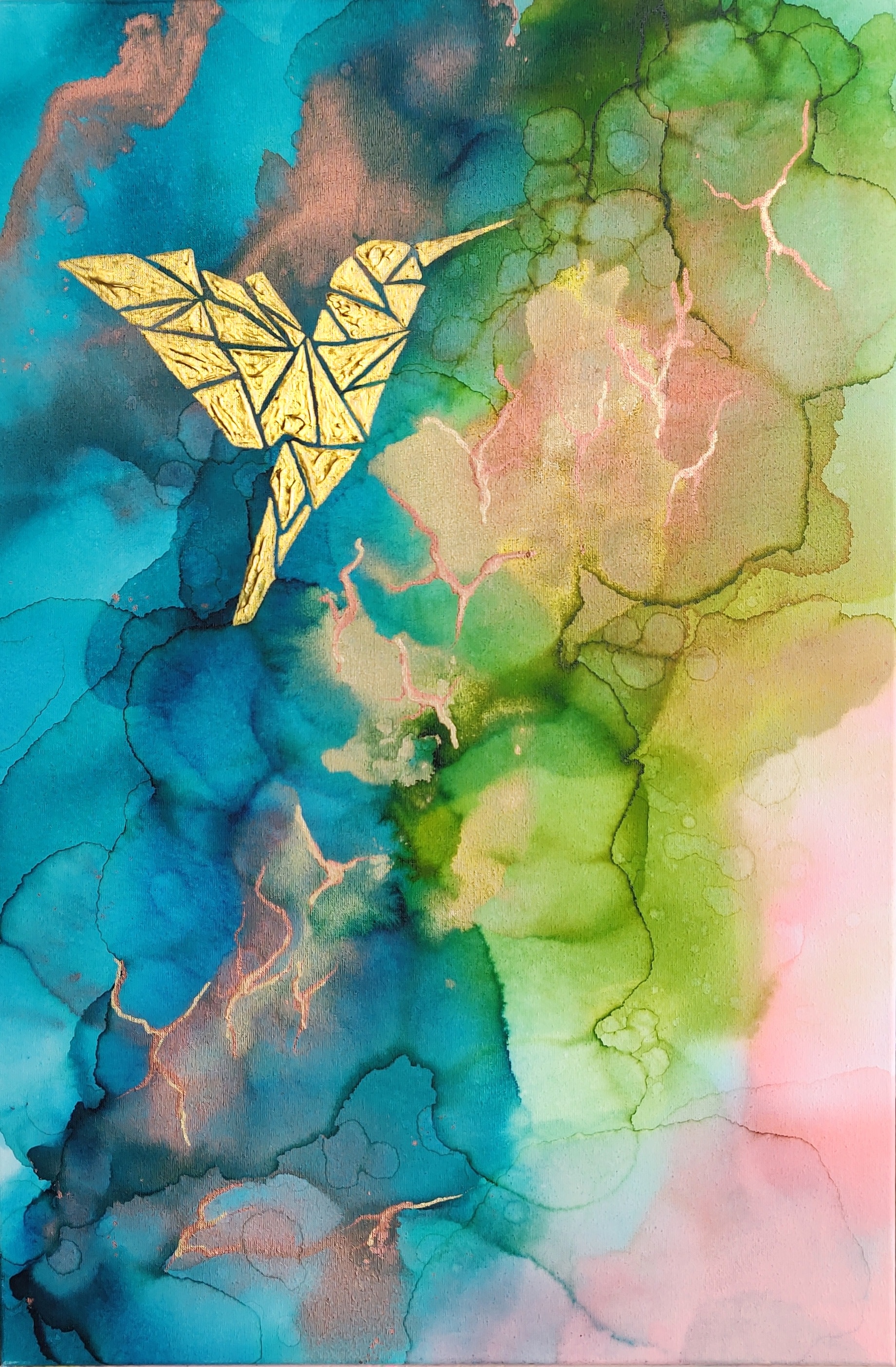 Koliber w turkusowej mgle XS