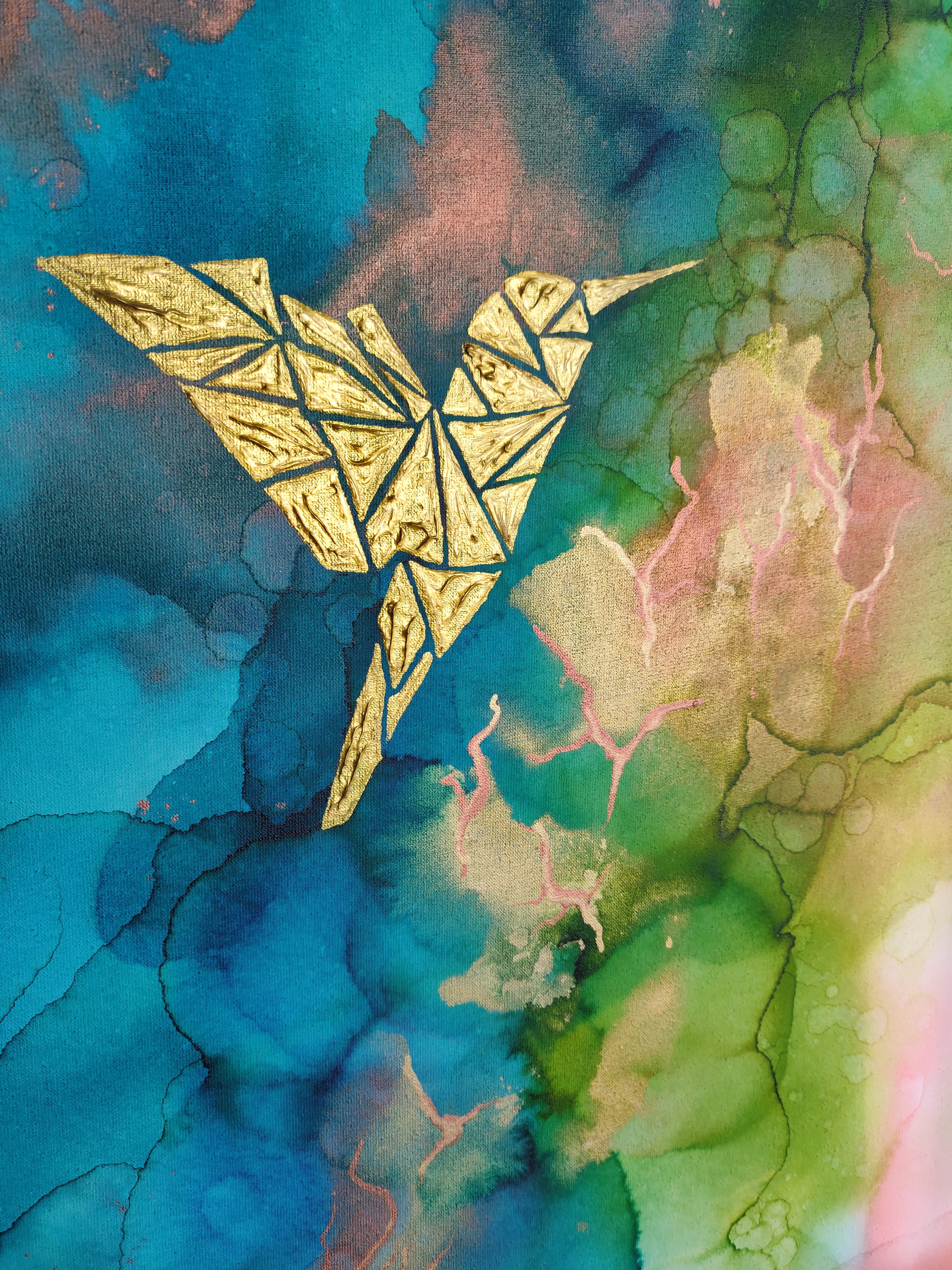 Koliber w turkusowej mgle XS