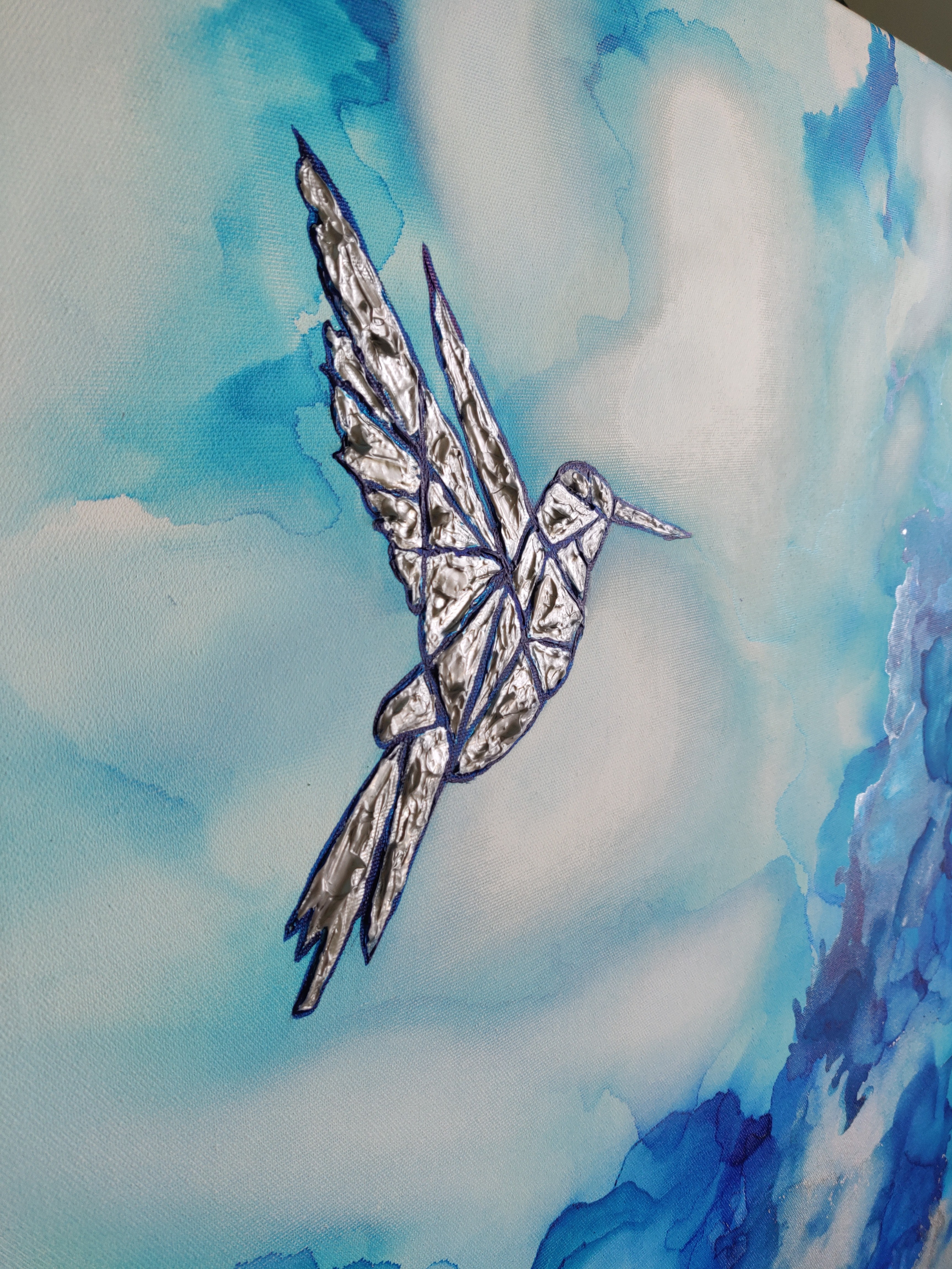 Koliber w błękitach