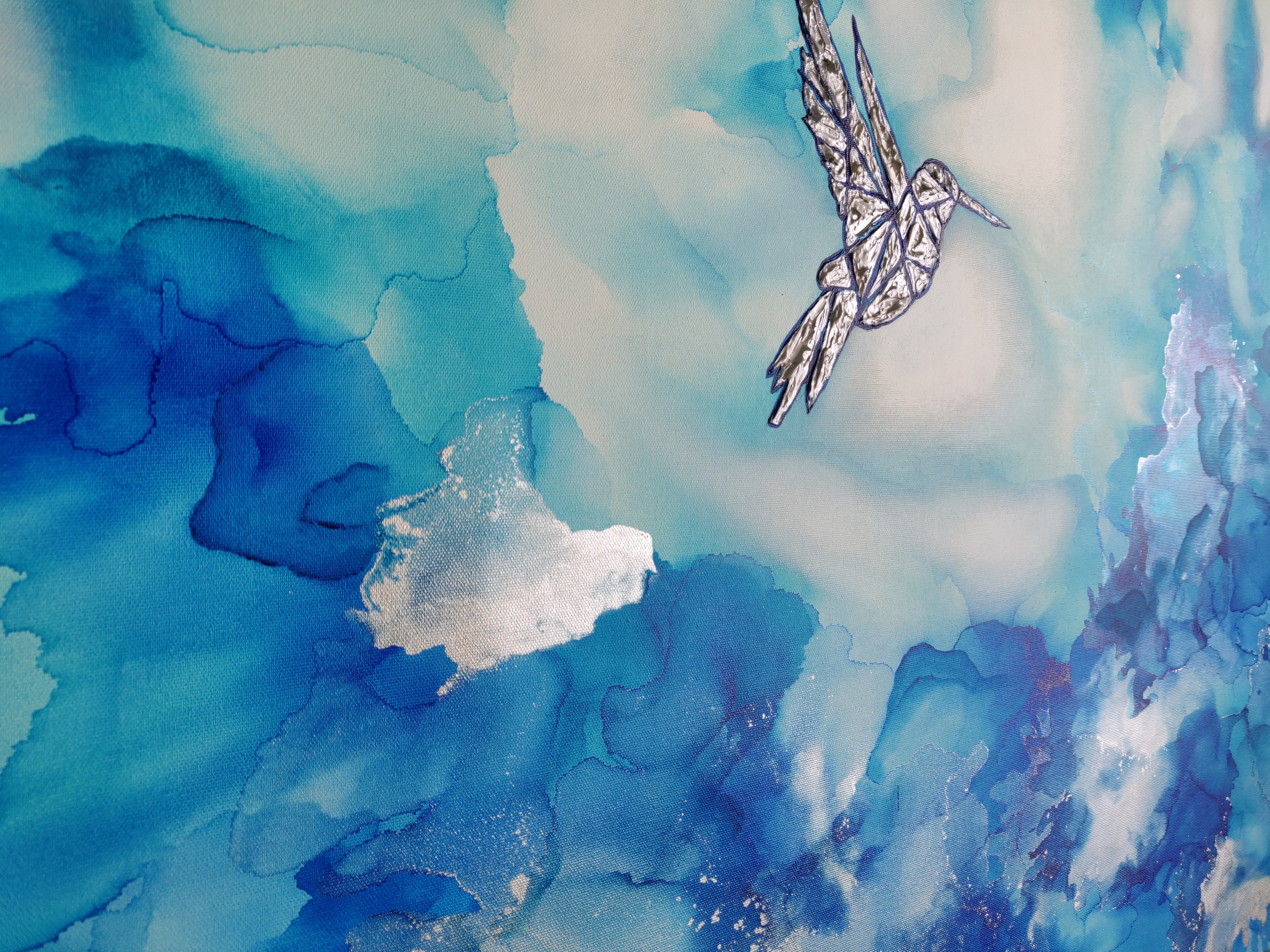 Koliber w błękitach