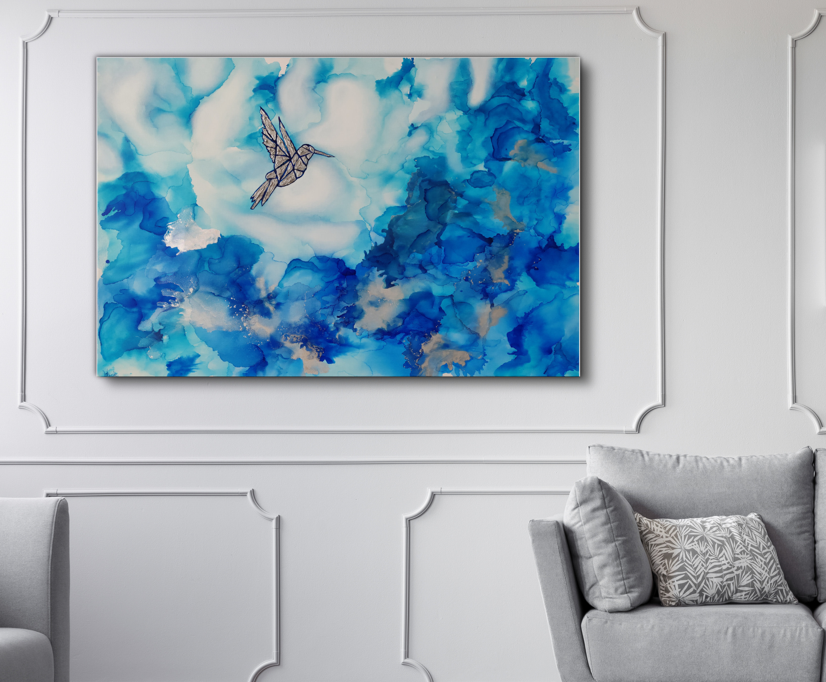 Koliber w błękitach